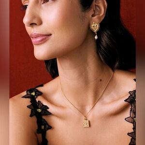 18K Gold plated  Ceres gold pendant necklace